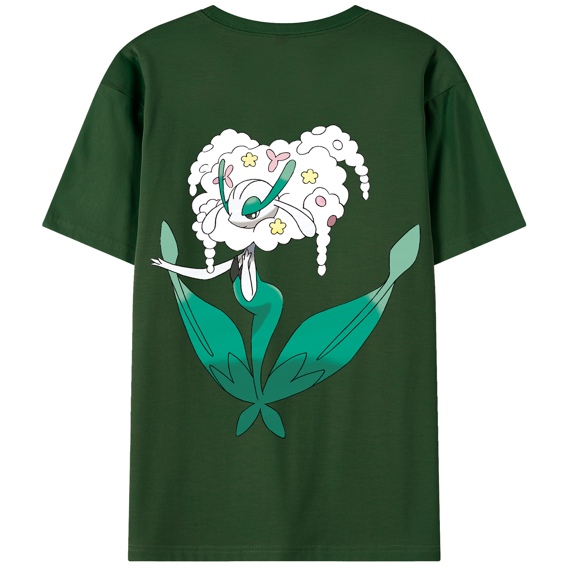 （画像用） ポケットモンスター Pokémon 綿100％半袖Tシャツ（背面プリント）